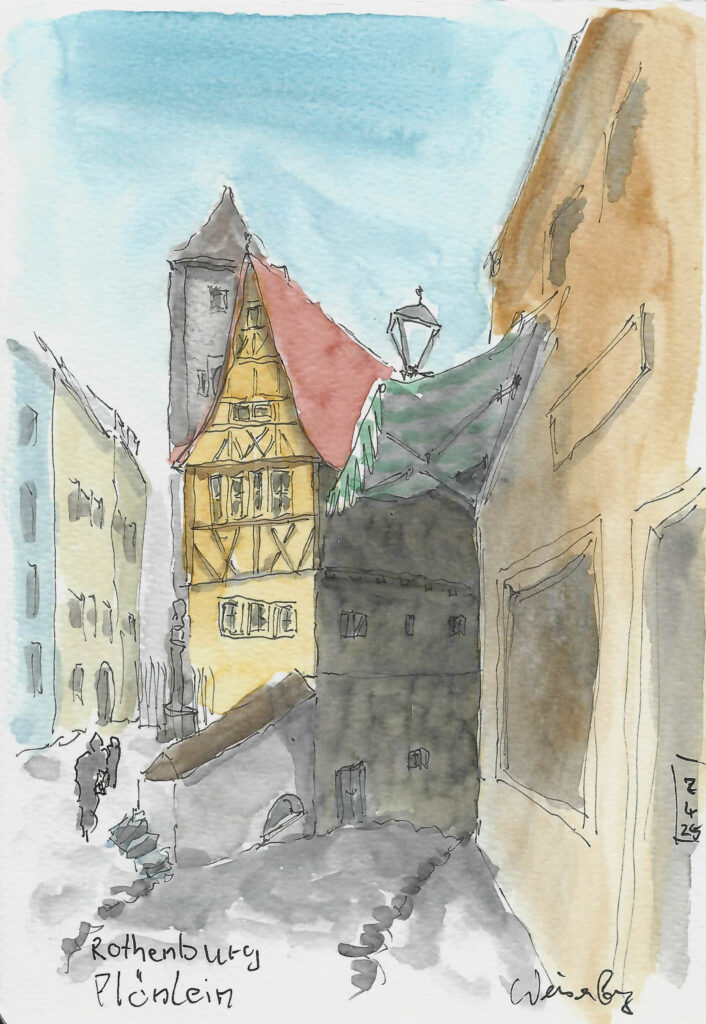 Rothenburg ob der Tauber Plönlein