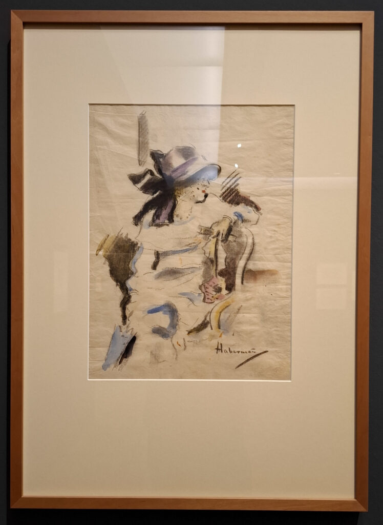 Hugo von Habermann 'Damenporträt'