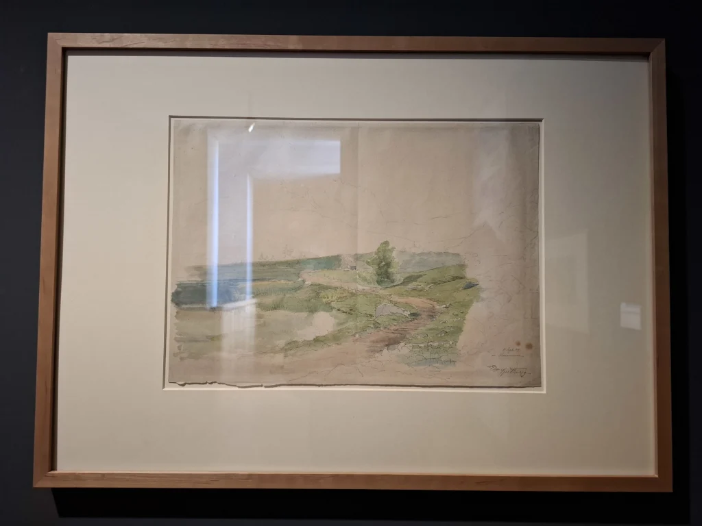 Carl Spitzweg 'Landschaft am Schwansee'