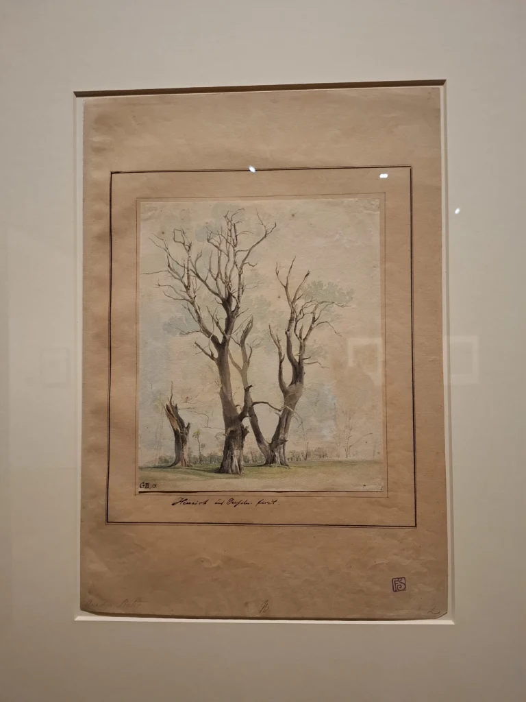 August Heinrich 'Die kahlen Bäume im Wiener Prater'